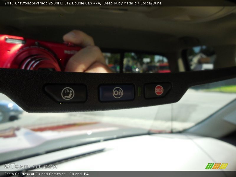Deep Ruby Metallic / Cocoa/Dune 2015 Chevrolet Silverado 2500HD LTZ Double Cab 4x4