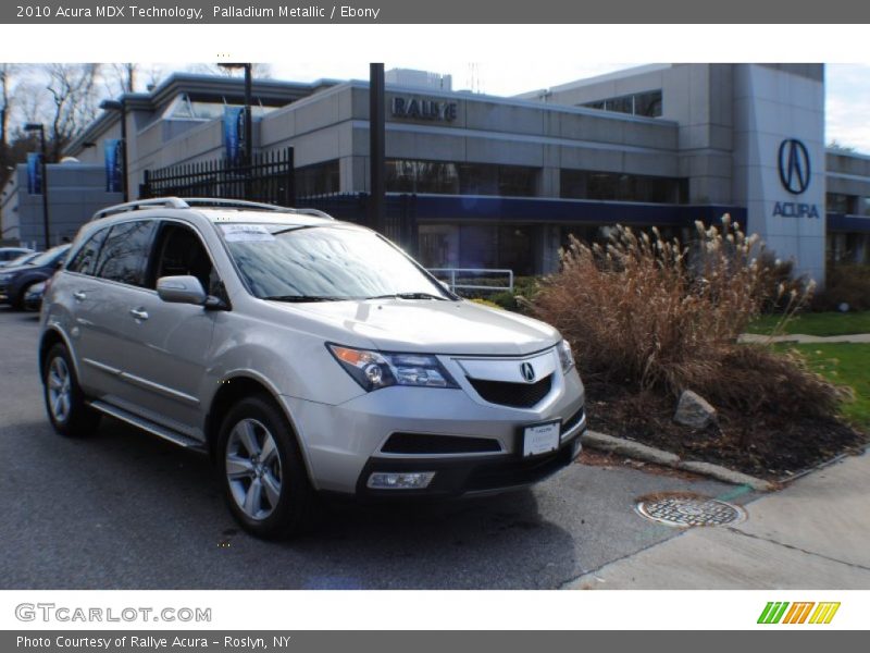 Palladium Metallic / Ebony 2010 Acura MDX Technology