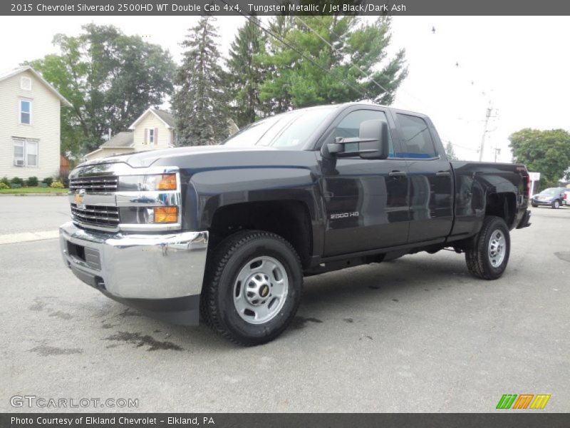 Tungsten Metallic / Jet Black/Dark Ash 2015 Chevrolet Silverado 2500HD WT Double Cab 4x4