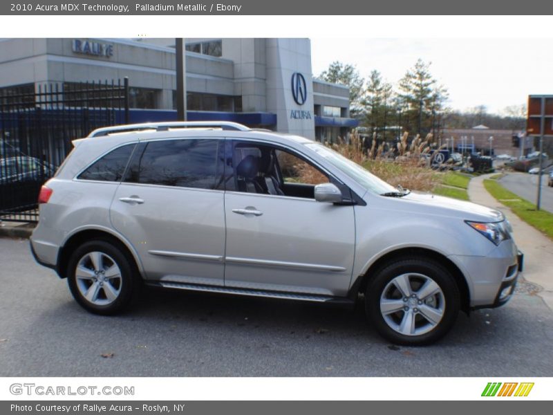 Palladium Metallic / Ebony 2010 Acura MDX Technology