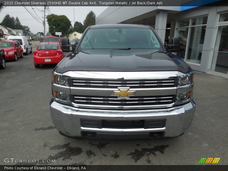 Tungsten Metallic / Jet Black/Dark Ash 2015 Chevrolet Silverado 2500HD WT Double Cab 4x4