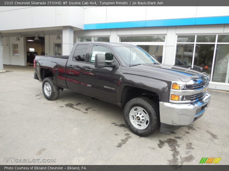 Tungsten Metallic / Jet Black/Dark Ash 2015 Chevrolet Silverado 2500HD WT Double Cab 4x4