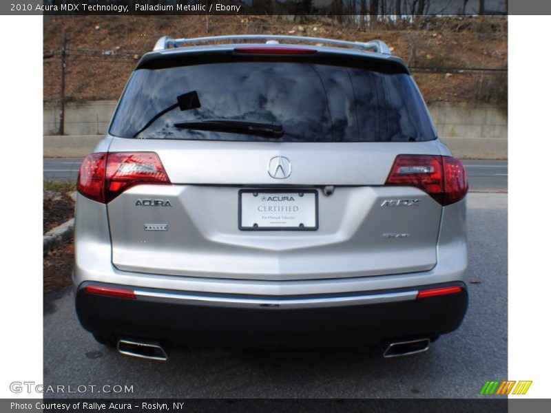 Palladium Metallic / Ebony 2010 Acura MDX Technology