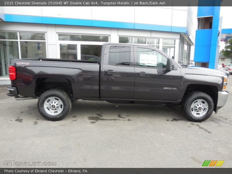 Tungsten Metallic / Jet Black/Dark Ash 2015 Chevrolet Silverado 2500HD WT Double Cab 4x4
