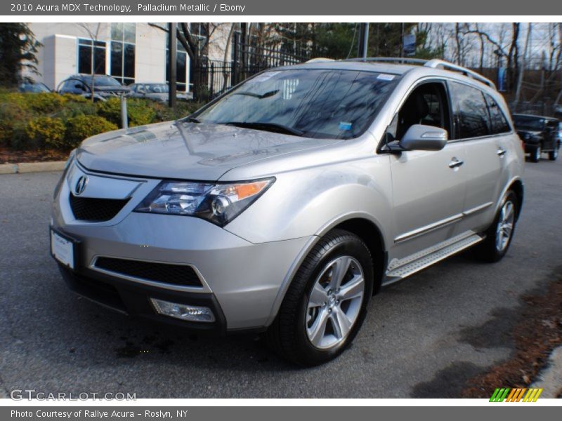 Palladium Metallic / Ebony 2010 Acura MDX Technology