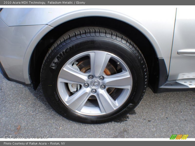 Palladium Metallic / Ebony 2010 Acura MDX Technology