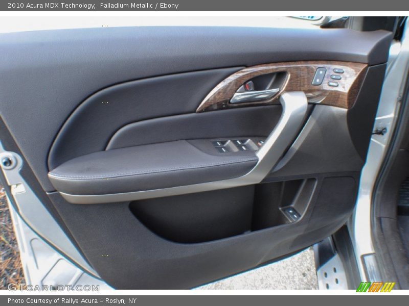 Palladium Metallic / Ebony 2010 Acura MDX Technology