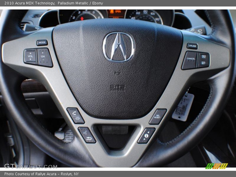 Palladium Metallic / Ebony 2010 Acura MDX Technology