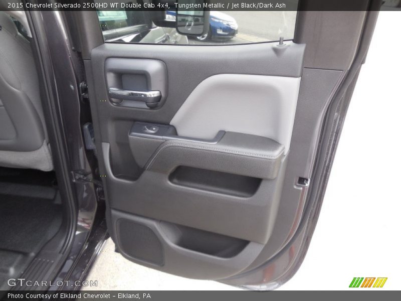 Tungsten Metallic / Jet Black/Dark Ash 2015 Chevrolet Silverado 2500HD WT Double Cab 4x4
