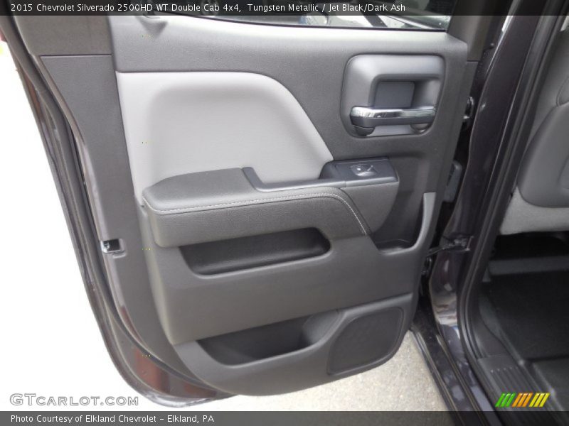 Tungsten Metallic / Jet Black/Dark Ash 2015 Chevrolet Silverado 2500HD WT Double Cab 4x4