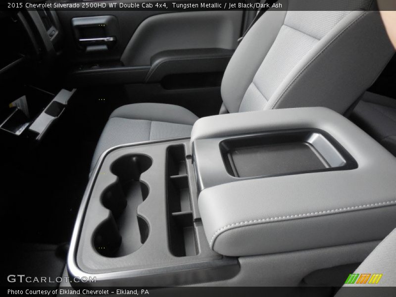 Tungsten Metallic / Jet Black/Dark Ash 2015 Chevrolet Silverado 2500HD WT Double Cab 4x4