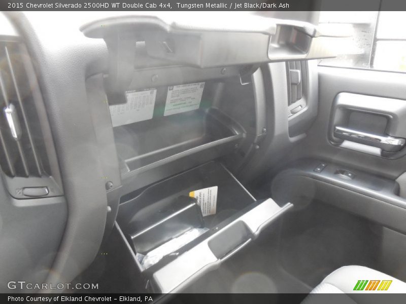 Tungsten Metallic / Jet Black/Dark Ash 2015 Chevrolet Silverado 2500HD WT Double Cab 4x4