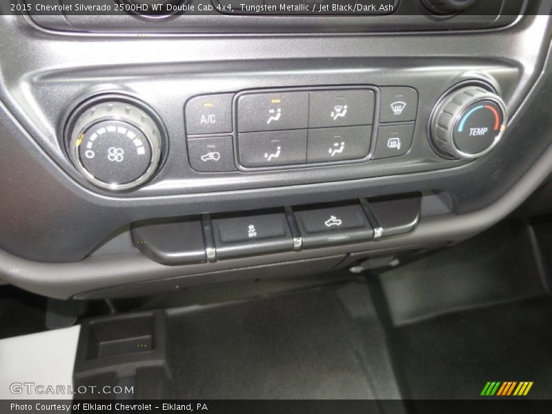 Tungsten Metallic / Jet Black/Dark Ash 2015 Chevrolet Silverado 2500HD WT Double Cab 4x4