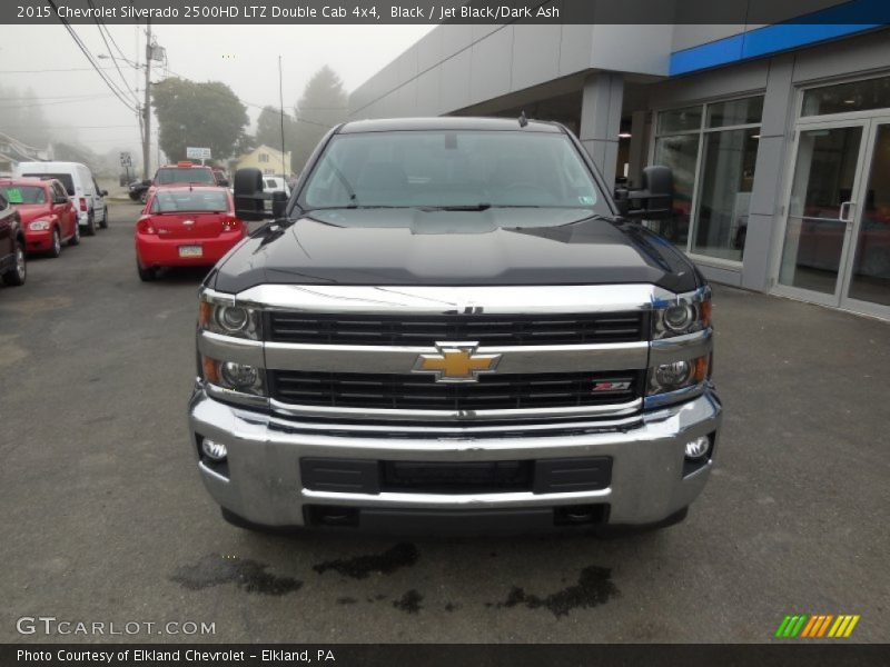 Black / Jet Black/Dark Ash 2015 Chevrolet Silverado 2500HD LTZ Double Cab 4x4