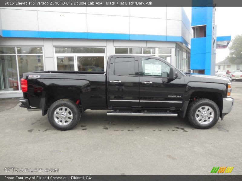 Black / Jet Black/Dark Ash 2015 Chevrolet Silverado 2500HD LTZ Double Cab 4x4