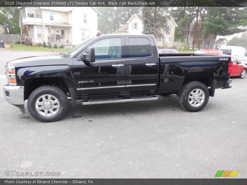 Black / Jet Black/Dark Ash 2015 Chevrolet Silverado 2500HD LTZ Double Cab 4x4