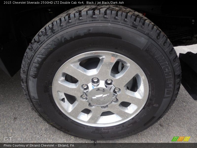 Black / Jet Black/Dark Ash 2015 Chevrolet Silverado 2500HD LTZ Double Cab 4x4