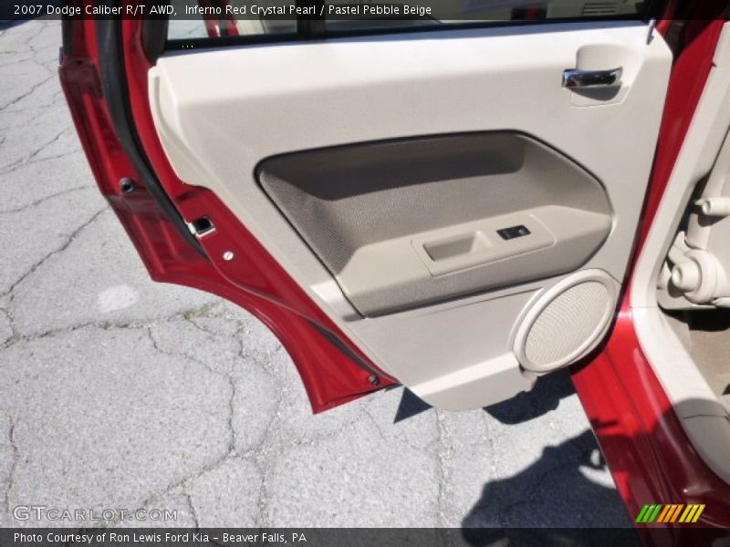 Inferno Red Crystal Pearl / Pastel Pebble Beige 2007 Dodge Caliber R/T AWD