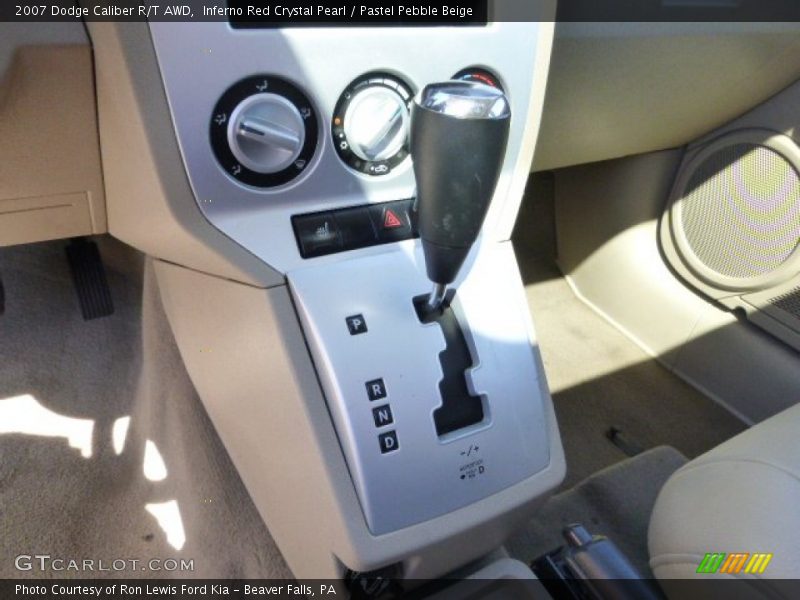 Inferno Red Crystal Pearl / Pastel Pebble Beige 2007 Dodge Caliber R/T AWD