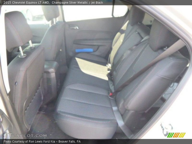 Champagne Silver Metallic / Jet Black 2015 Chevrolet Equinox LT AWD