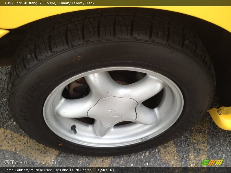 Canary Yellow / Black 1994 Ford Mustang GT Coupe