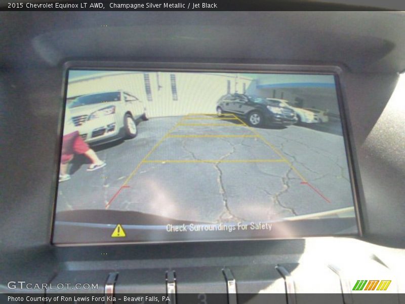 Champagne Silver Metallic / Jet Black 2015 Chevrolet Equinox LT AWD