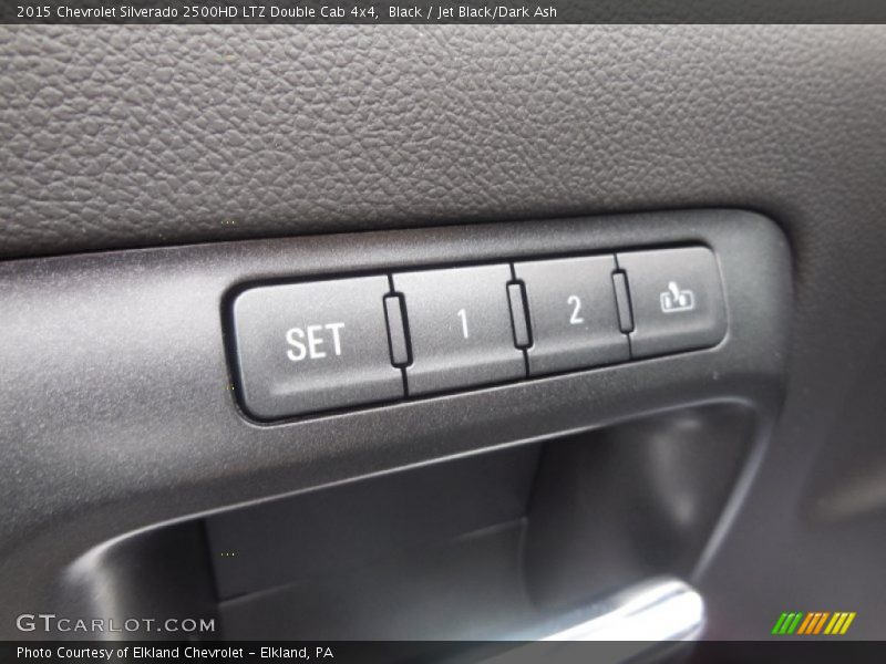 Black / Jet Black/Dark Ash 2015 Chevrolet Silverado 2500HD LTZ Double Cab 4x4