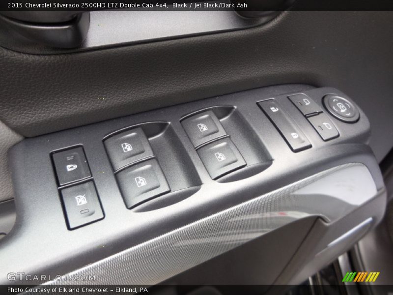 Black / Jet Black/Dark Ash 2015 Chevrolet Silverado 2500HD LTZ Double Cab 4x4