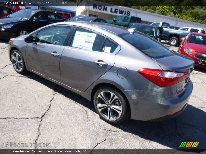 Graphite Steel / Black 2015 Kia Forte EX