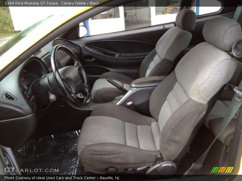 Canary Yellow / Black 1994 Ford Mustang GT Coupe