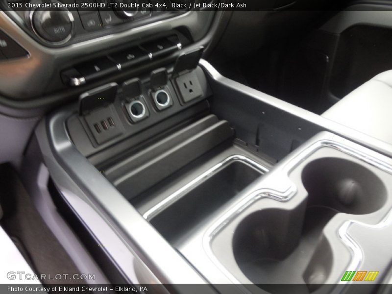 Black / Jet Black/Dark Ash 2015 Chevrolet Silverado 2500HD LTZ Double Cab 4x4
