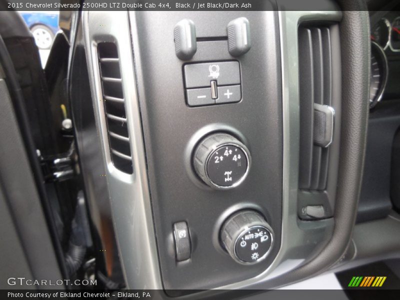 Black / Jet Black/Dark Ash 2015 Chevrolet Silverado 2500HD LTZ Double Cab 4x4