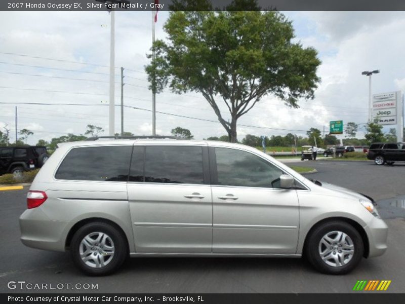 Silver Pearl Metallic / Gray 2007 Honda Odyssey EX