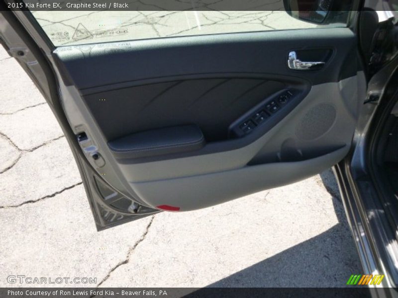 Graphite Steel / Black 2015 Kia Forte EX