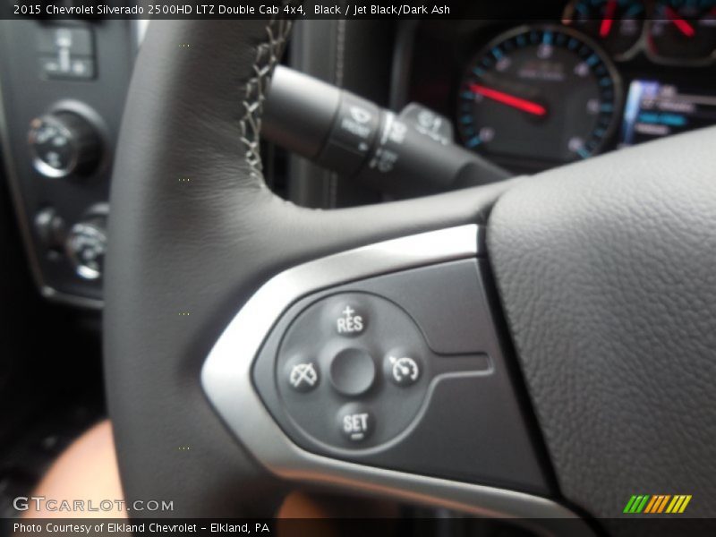 Black / Jet Black/Dark Ash 2015 Chevrolet Silverado 2500HD LTZ Double Cab 4x4