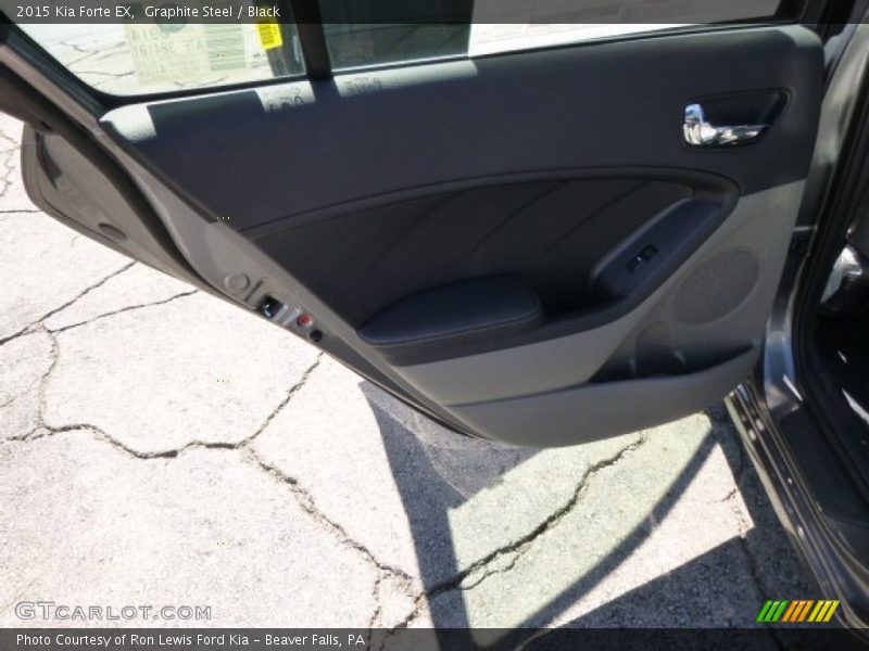 Graphite Steel / Black 2015 Kia Forte EX