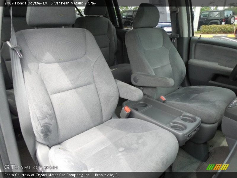 Silver Pearl Metallic / Gray 2007 Honda Odyssey EX