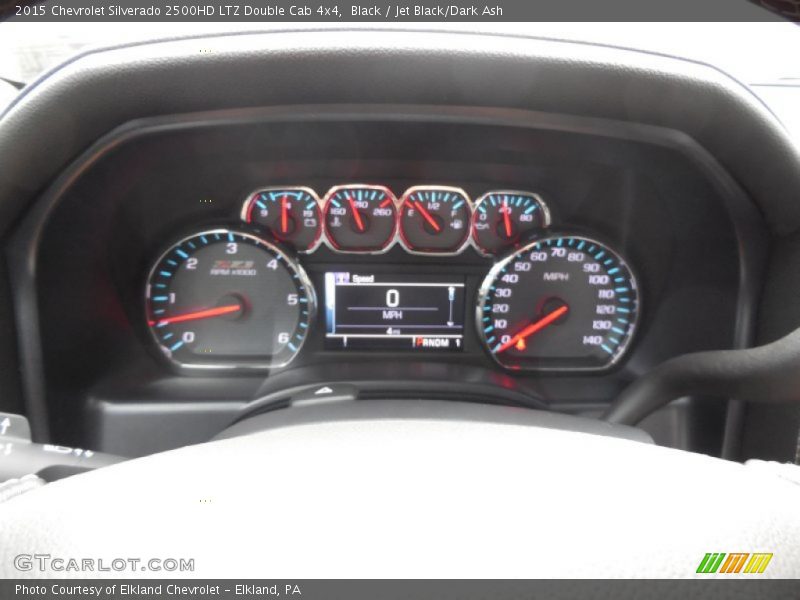 Black / Jet Black/Dark Ash 2015 Chevrolet Silverado 2500HD LTZ Double Cab 4x4