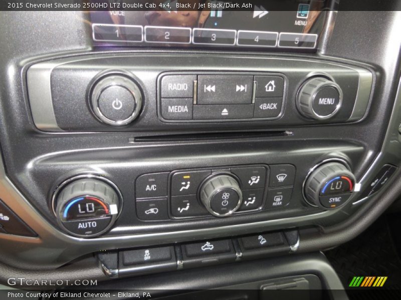 Black / Jet Black/Dark Ash 2015 Chevrolet Silverado 2500HD LTZ Double Cab 4x4