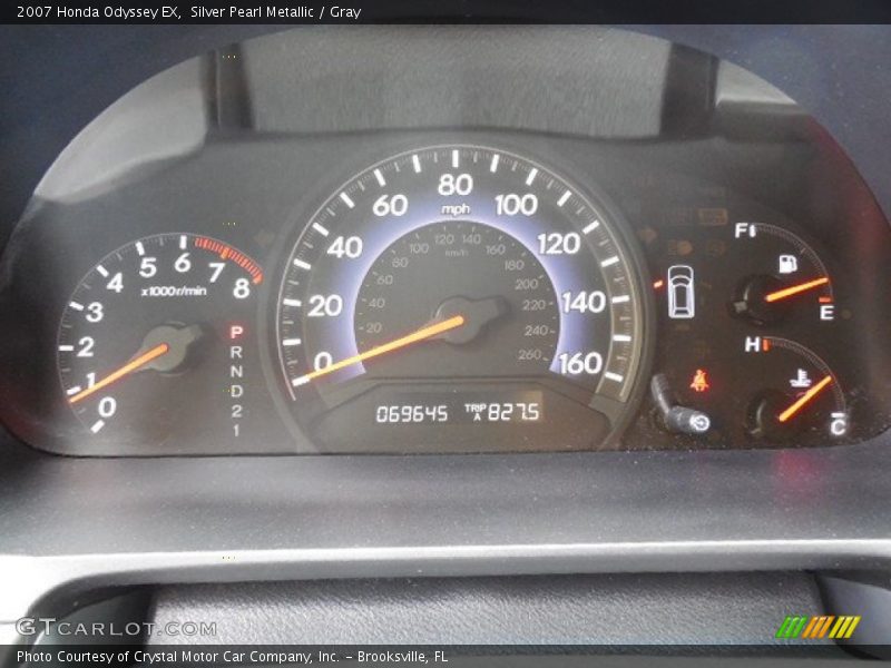 Silver Pearl Metallic / Gray 2007 Honda Odyssey EX
