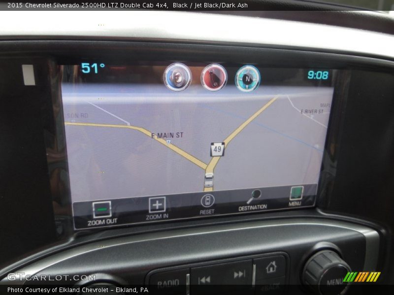 Black / Jet Black/Dark Ash 2015 Chevrolet Silverado 2500HD LTZ Double Cab 4x4