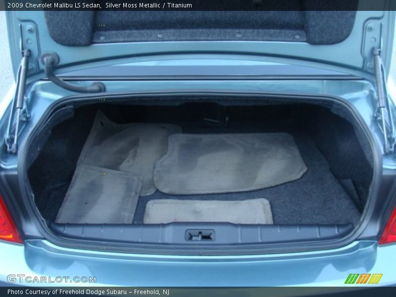 Silver Moss Metallic / Titanium 2009 Chevrolet Malibu LS Sedan