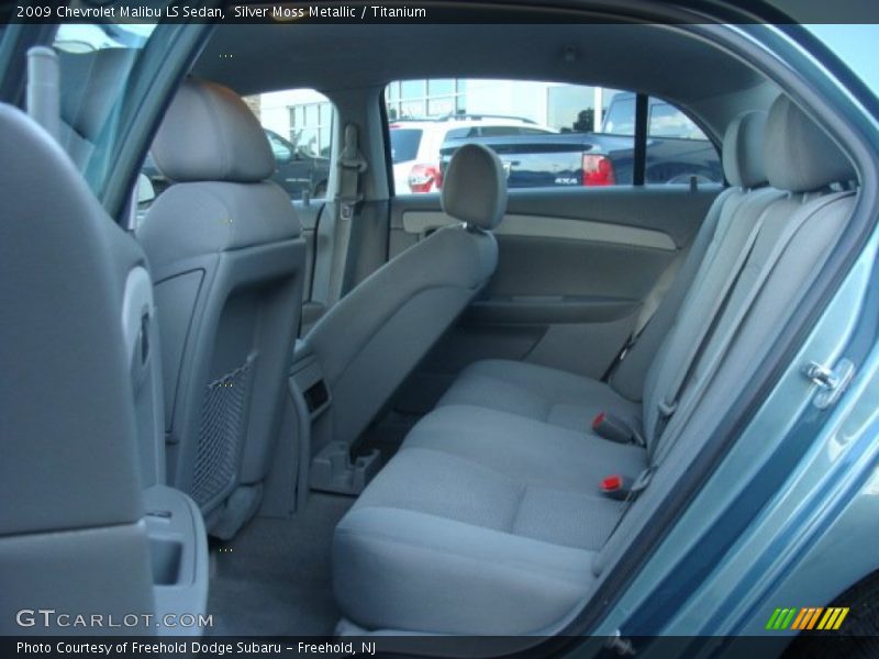 Silver Moss Metallic / Titanium 2009 Chevrolet Malibu LS Sedan