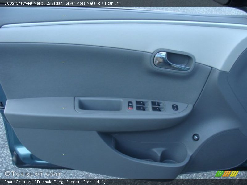 Silver Moss Metallic / Titanium 2009 Chevrolet Malibu LS Sedan