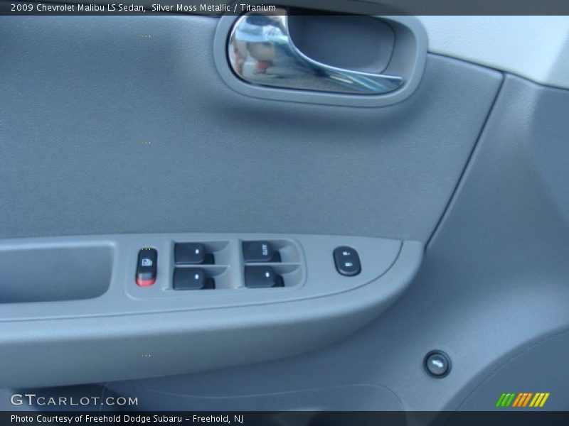 Silver Moss Metallic / Titanium 2009 Chevrolet Malibu LS Sedan