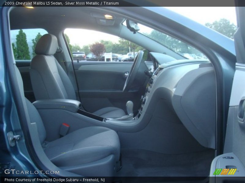 Silver Moss Metallic / Titanium 2009 Chevrolet Malibu LS Sedan