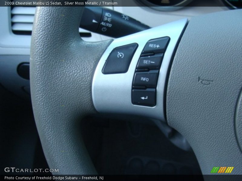Silver Moss Metallic / Titanium 2009 Chevrolet Malibu LS Sedan