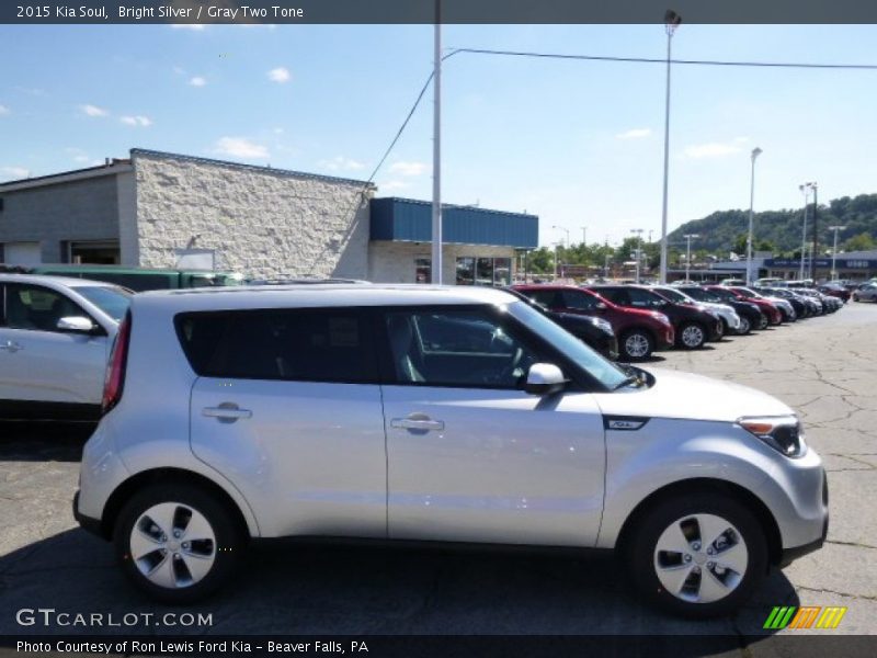 Bright Silver / Gray Two Tone 2015 Kia Soul