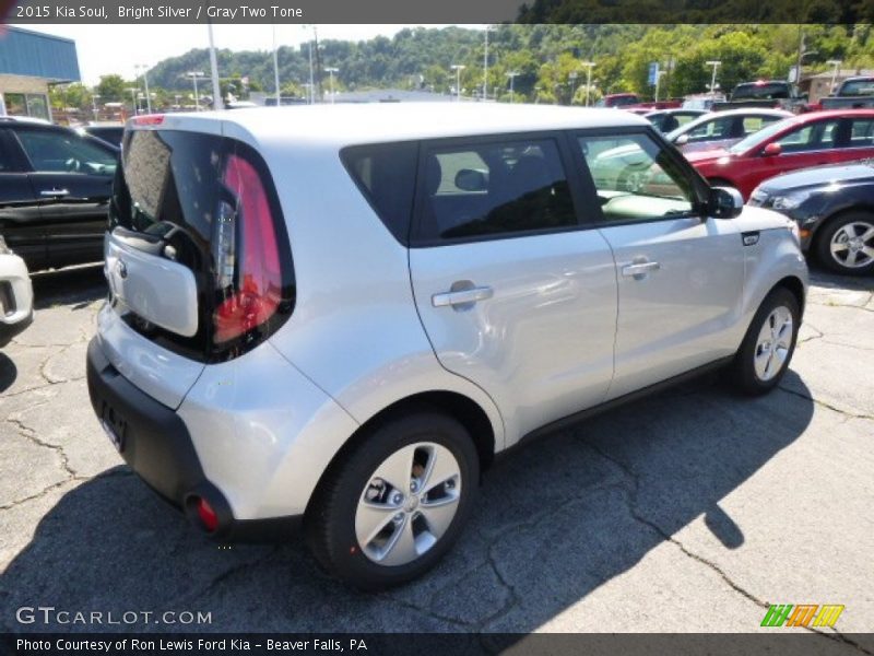 Bright Silver / Gray Two Tone 2015 Kia Soul