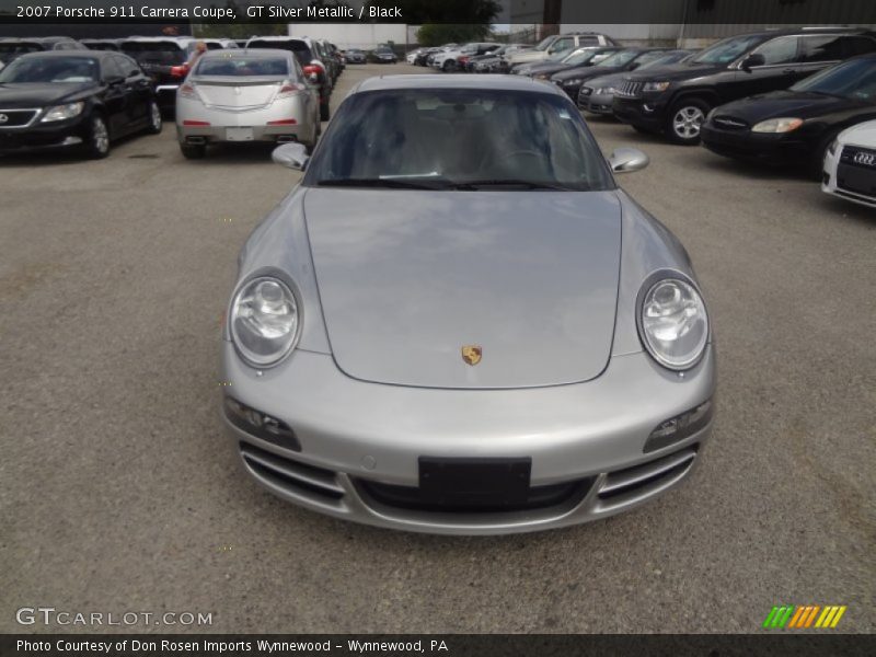 GT Silver Metallic / Black 2007 Porsche 911 Carrera Coupe